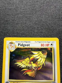 Pokemon Card TCG 1st Edition Pidgeot Jungle Holo Rare 8/64 Vintage WOTC LP/MP - Image 2