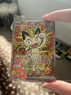 Pokemon TCG : Perfect Order - Meowth Ex 121/088 Special Illustration Rare SIR - Image 4