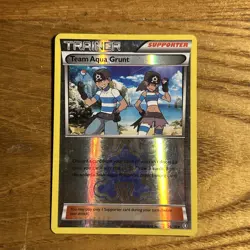2015 Pokemon - Double Crisis Team Aqua Grunt #26/34 Reverse Holo - Image 1