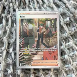 The Pokemon Company Rika 258/182 SV04 Paradox Rift Rare Holo English - Image 1