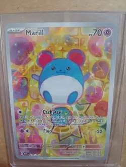 Carte Pokemon Marill AR 232/217 Heros Transcendants ME2.5 FR - Image 1