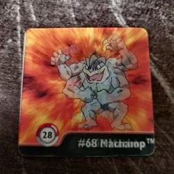 1999 Pokemon Action Flipz Series One - 28 - #66 Machop /#67 Machoke /#68 Machamp - Image 3