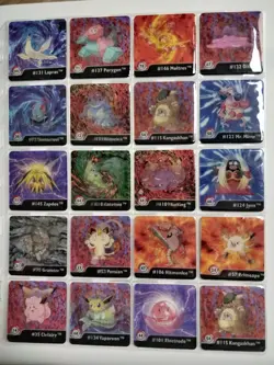 1999 Pokemon Action Flipz Series One - 28 - #66 Machop /#67 Machoke /#68 Machamp - Image 4