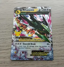 Pokemon M Rayquaza EX 76/108 Celebrations Classic Collection Holo 220 HP Card - Image 1
