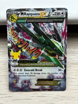 Pokemon M Rayquaza EX 76/108 Celebrations Classic Collection Holo 220 HP Card - Image 3