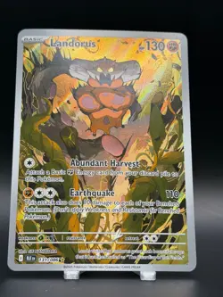 Landorus #131/086 Pokemon 2025 Black Bolt NM Full Art - Image 1