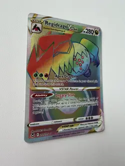 Pokemon Silver Tempest Regidrago VSTAR 201/195 Rainbow Rare Near Mint - Image 2