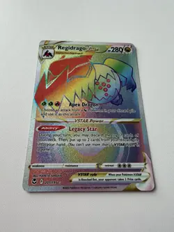 Pokemon Silver Tempest Regidrago VSTAR 201/195 Rainbow Rare Near Mint - Image 4