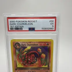 2000 Dark Charmeleon #32 Pokemon ROCKET PSA 6 EX 1st Edition - Image 2