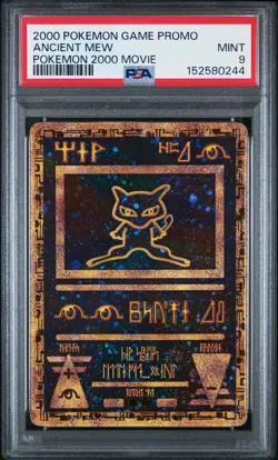 2000 POKEMON GAME MOVIE POKEMON 2000 MOVIE ANCIENT MEW PSA 9 - Image 1