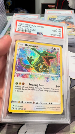PSA 10 2020 POKEMON SWORD & SHIELD VIVID VOLTAGE #138 RAYQUAZA GEM MINT 10 - Image 2
