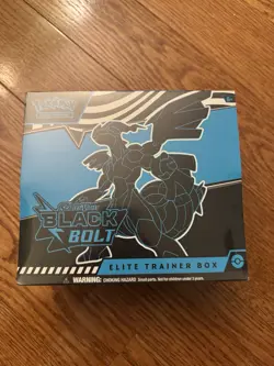 Pokemon TCG Scarlet & Violet Black Bolt Elite Trainer Box Damaged - Image 1