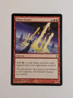 MTG - 1x Mana Geyser - Conspiracy - NM - Red - Magic The Gathering - 2014 - #147 - Image 1