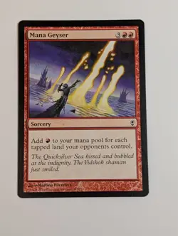 MTG - 1x Mana Geyser - Conspiracy - NM - Red - Magic The Gathering - 2014 - #147 - Image 4