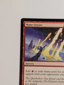 MTG - 1x Mana Geyser - Conspiracy - NM - Red - Magic The Gathering - 2014 - #147 - Image 5