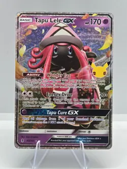 Tapu Lele GX 60/145 Holo Ultra Rare Guardians Rising Pokemon NM - Image 1