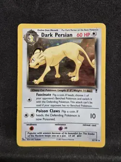 Vintage Pokemon - Legendary Collection - Unlimited Dark Persian 6/110 Holo: MP+ - Image 1