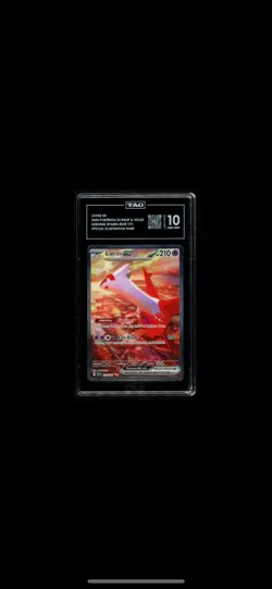 Ranked 5th! Pokemon Latias ex 239/191 Sv08: Surging Sparks TAG 10 Holo Rare - Image 1