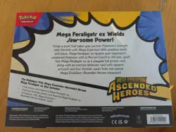 Pokemon TCG: Ascended Heroes EX Boxes Mega Feraligatr, Meganium, Emboar Set of 3 - Image 3