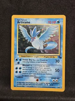 Vintage Pokemon TCG - Fossil - Unlimited Articuno 2/62 Holo: MP+ - Image 1