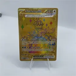 Pokemon TCG Terapagos EX 180/131 Prismatic Evolutions 230 HP Hyper Rare Holo - Image 1