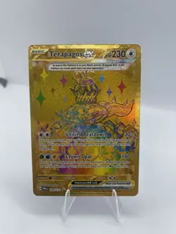 Pokemon TCG Terapagos EX 180/131 Prismatic Evolutions 230 HP Hyper Rare Holo - Image 2