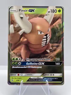 Pinsir GX 6/68 Holo GX Rare Hidden Fates Pokemon NM - Image 1