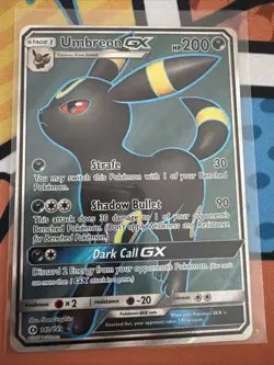 Pokemon Umbreon GX Full Art 142/149 Sun Moon Base NM - Mint - Image 1