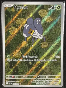 Pokemon - Nymble 096/094 - Phantasmal Flames Illustration Rare - NM - Image 1