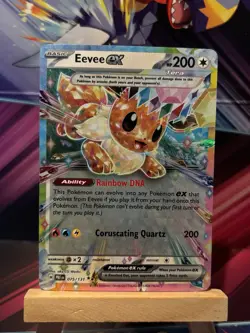 Pokemon TCG - Eevee ex 075/131 - Prismatic Evolutions - Double Rare - NM/M - Image 1