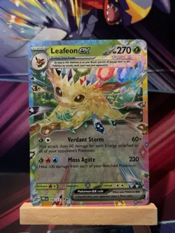 Pokemon - Leafeon ex 006/131 - Prismatic Evolutions Double Rare - NM - Image 1