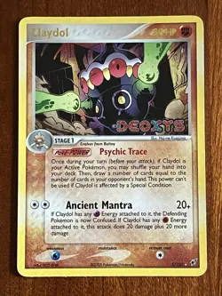 Claydol 5/107 Reverse Holo EX Deoxys Pokemon TCG - Image 1