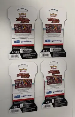 Pokemon TCG Scarlet&Violet Destined Rivals Sleeve Lot Of 4 Art Designs Brand New - Image 3
