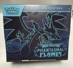 Pokemon TCG Mega Evolution Phantasmal Flames Elite Trainer Box New Sealed - Image 1