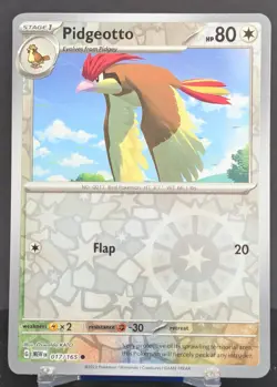 Pokemon Pidgeotto #017/165 English Scarlet & Violet 151 Reverse Holo - Image 1