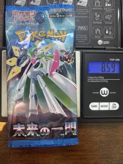 Heavy 8.59g Pokemon Sealed Future Flash Sv4m Japanese Booster pack - Image 1