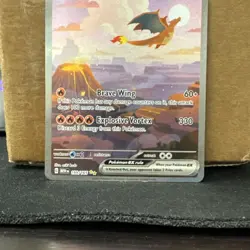 Charizard EX 199/165 Scarlet & Violet 151 SIR Pokemon Near mint ships fast - Image 2