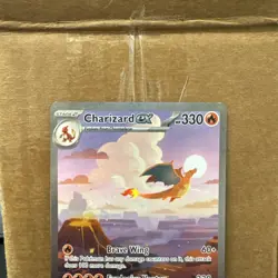 Charizard EX 199/165 Scarlet & Violet 151 SIR Pokemon Near mint ships fast - Image 3