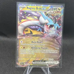 Raging Bolt ex 123/162-Sv05: Temporal Forces-Double Rare Pokemon TCG NM - Image 1