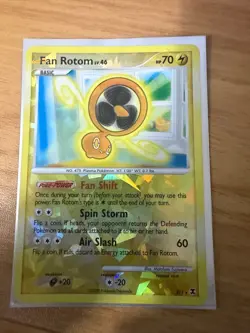 2009 Pokemon TCG Fan Rotom Yellow Cracked Ice RT1 - Image 1