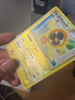 2009 Pokemon TCG Fan Rotom Yellow Cracked Ice RT1 - Image 3
