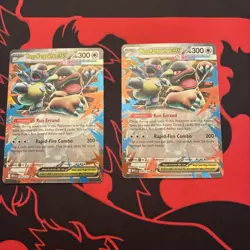 Pokemon TCG 2x Mega Kangaskhan EX 104/132 Playset - Image 1