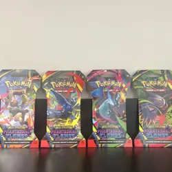 Lot of 4: Pokemon Phantasmal Flames Sleeved Booster Packs- Full Art Set - Image 1