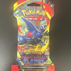 Lot of 4: Pokemon Phantasmal Flames Sleeved Booster Packs- Full Art Set - Image 4
