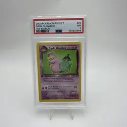 Pokemon 2000 Dark Slowbro 29/82 PSA 7 NM 1st Edition Non Holo - Image 1