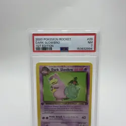 Pokemon 2000 Dark Slowbro 29/82 PSA 7 NM 1st Edition Non Holo - Image 2