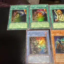 Yu-Gi-Oh! Card Lot Lord of D. Relinquished Graceful Charity Holo(18) - Image 5