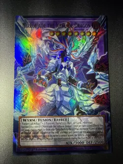 RA05-EN148 Mirrorjade the Iceblade Dragon Extended Art Ultra Rare YuGiOh - Image 1
