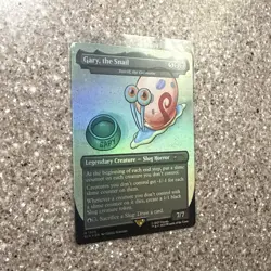 Gary, the Snail (Toxrill, the Corrosive) Foil Secret Lair X SpongeBob MTG 2025 - Image 2