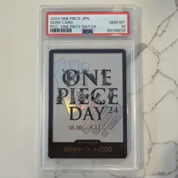 ONE PIECE DAY 2024 DON!! CARD One Piece Promo Japanese PSA 10 - Image 1